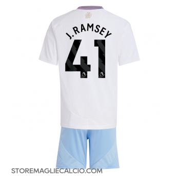 Aston Villa Jacob Ramsey #41 Maglia Gara Trasferta Repliche 2024-25 Bambino